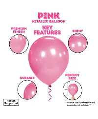 Pink Metallic Balloon Garland Arch Kit For Party Decorationnbsp;nbsp;(Pack of 101)-thumb1