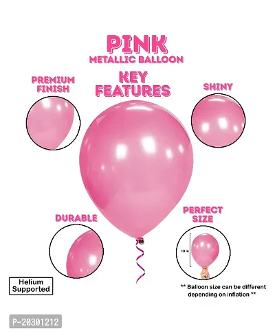 Pink Metallic Balloon Garland Arch Kit For Party Decorationnbsp;nbsp;(Pack of 101)-thumb2