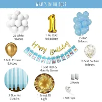 1st Happy Birthday Decorations Balloons DIY Combo Kitnbsp;nbsp;(Set of 76)-thumb1