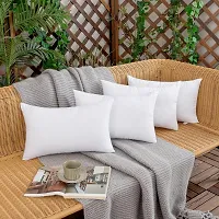 Woaboy Outdoor Pillow Insert Waterproof 12x20 Throw Pillow Insert Water Resistant Lumbar Pillow Sham Form Premium Hypoallergenic Pillow Stuffer for Patio Furniture Sofa Couch-thumb2
