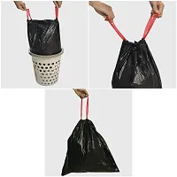 Callyne 7 Gallon Black Drawstring Trash Bags, Garbage Bags, 210 Counts-thumb2