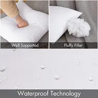 Woaboy Outdoor Pillow Insert Waterproof 12x20 Throw Pillow Insert Water Resistant Lumbar Pillow Sham Form Premium Hypoallergenic Pillow Stuffer for Patio Furniture Sofa Couch-thumb1