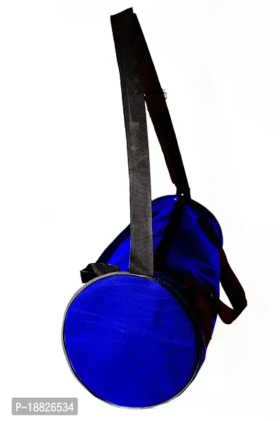 InkCraft Fitwell Polyester 23 Ltrs Medium Gym Duffle Bag (Blue)-thumb0