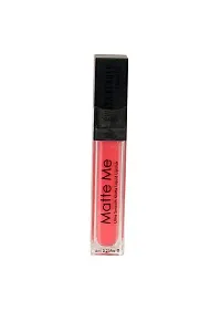 Swiss Beuty Matte Me Lip Cream Liquid Lipstick (S-09, Peach) 6Ml-thumb2