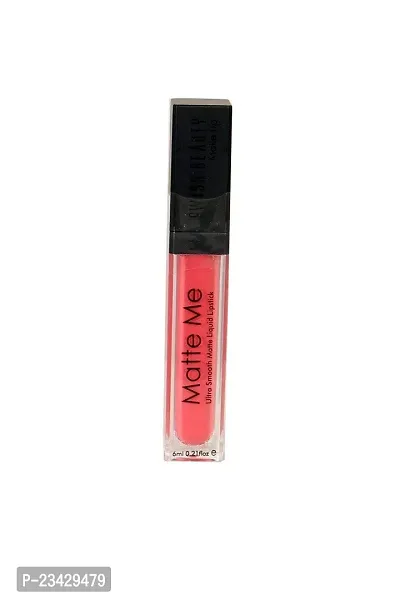 Swiss Beuty Matte Me Lip Cream Liquid Lipstick (S-09, Peach) 6Ml-thumb3