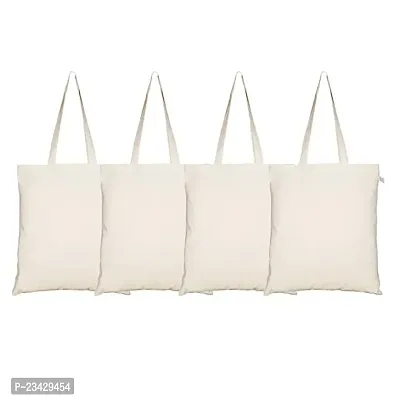 BADORN Tote Bag for Women Plain Reusable 100% Cotton Eco-Friendly Foldable Shopping Bag for Grocery-thumb0