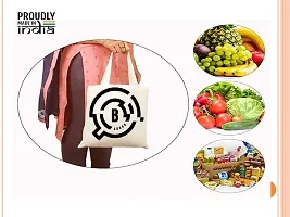 BADORN Tote Bag for Women Plain Reusable 100% Cotton Eco-Friendly Foldable Shopping Bag for Grocery-thumb2