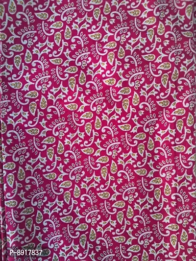 Classic Cotton Printed Unstitched Blouses Fabric-thumb0