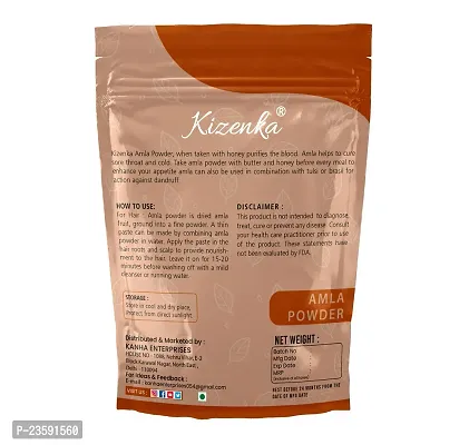 KIZENKA Natural Dry Amla Powder For Anti- Hair-Fall, Anti-Dandruff Hair 50Gm ( Pack of 1)-thumb2