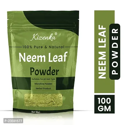 KIZENKA Ayurveda Herbal  Natural Neem Leaf Powder For Fairness 100g (Pack of 1)
