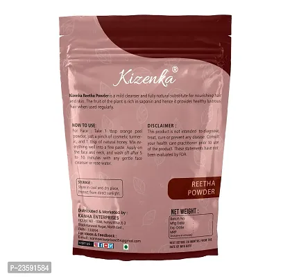 KIZENKA Pure and Natural Reetha Powder 50g (Pack of 1)-thumb2