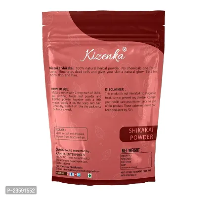 KIZENKA 100% Natural Shikakai Powder for Hair Growth and Shine 50g (Pack of 1)-thumb2