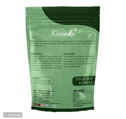 KIZENKA Natural Tulsi Leaf Powder For Skin  Hair Treatment 50g (Pack of 1)nbsp;-thumb2