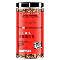 Hashpop Raw Authentic Flax Seeds Diet Food for Weight Management and Hair Brown Flax Seeds  (300gm)-thumb1