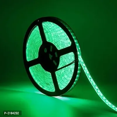 Green Color Plastic LED Strip Light For Diwali  Christmas Lighting 5 Meter-thumb0