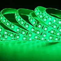 Green Color Plastic LED Strip Light For Diwali  Christmas Lighting 5 Meter-thumb3