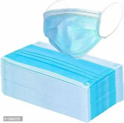 Surgical Face Mask (3PLY), Anti Pollution Great For Virus Protection & Personal Health Mask & Respirator (Pack Of 40, 3 Ply)-thumb2