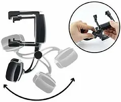 Car Mobile Holder For Rear View Mirror (Black)-thumb1