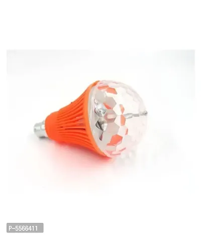 Crystal Disco LED Big Rotating Bulb Light Single Disco Ball Assorted Colour (Ball Diameter: 10 cm)-thumb2