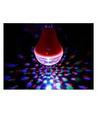 Crystal Disco LED Big Rotating Bulb Light Single Disco Ball Assorted Colour (Ball Diameter: 10 cm)-thumb3