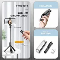 Extendable Selfie Stick, Bluetooth Selfie Stick with Tripod Stand and Detachable Wireless Bluetooth Remote, Ultra Compact Selfie Stick for Mobile and All Smart Ph-thumb2