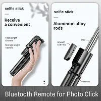 Extendable Selfie Stick, Bluetooth Selfie Stick with Tripod Stand and Detachable Wireless Bluetooth Remote, Ultra Compact Selfie Stick for Mobile and All Smart Ph-thumb3