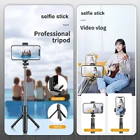 Extendable Selfie Stick, Bluetooth Selfie Stick with Tripod Stand and Detachable Wireless Bluetooth Remote, Ultra Compact Selfie Stick for Mobile and All Smart Ph-thumb4