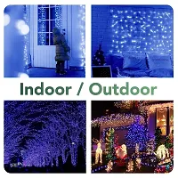 11 Meter 40 Still LED Blue Decorative Power Pixel Led String Light | 36 Feet Power Pixel Led Ladi for Home Decor, Christmas, Diwali and Festive Decoration (Blue) Pack of 2-thumb1