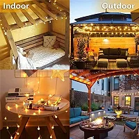 14 Led Crystal Bubble Ball String Fairy Lights For Decortaion Diwali Christmas Xmas Light For Diwali Home Decorations Lighting Ball Dia 15mm (Warm White)-thumb4