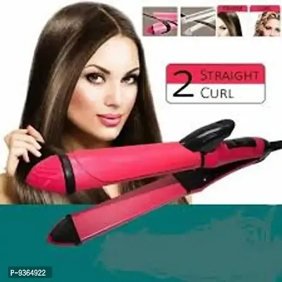 NHC-2009 2 in 1 HAIR Beauty Set Curler and Straightener (pack of 1)-thumb0
