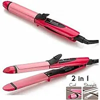 NHC-2009 2 in 1 HAIR Beauty Set Curler and Straightener (pack of 1)-thumb1