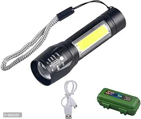 LED Laser Pocket Torch Light