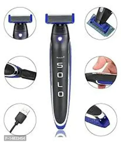 (Micro Touch Solo) Rechargeable Full Body Cordless Smart Beard Trimmer