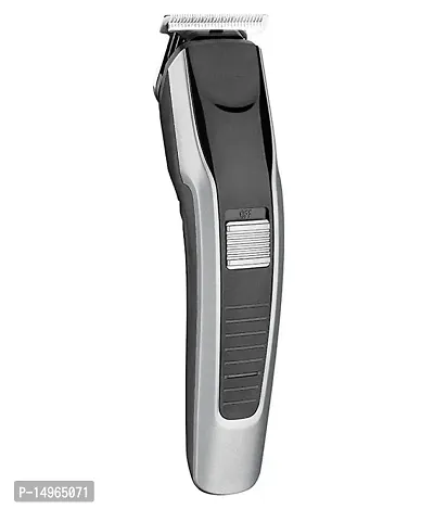 AT-538 Professional Beard Trimmer for Man Runtime: 45 min Trimmer for Men  Women Silver#3-thumb0
