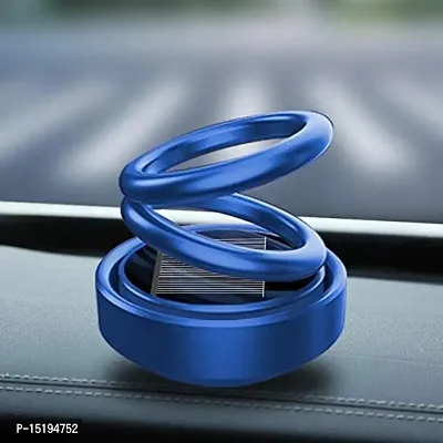 Solar Energy Rotating Car Perfume(blue)