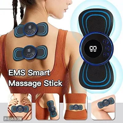 Body Massager Machine for Pain Relief Wireless Vibrating Massager 8 Mode  19 Strength Level EMS Massager Mini Massager Butterfly Massager for Shoulder Legs Massage Neck Massager Back Massager #5-thumb3