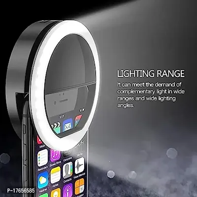 Selfie Ring Light, Rechargeable Portable Clip-#11-thumb4