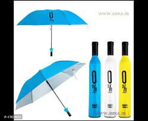 Foldable Umbrella with Plastic Case (Multi Color, Pack of 1)-thumb4