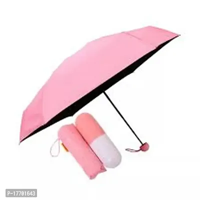 Capsule Shape Umbrella Plain Design-thumb4
