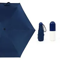 Capsule Shape Umbrella Plain Design-thumb2