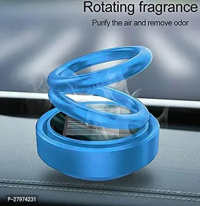 Car Aroma Fragrance Double Ring Rotating Car Aromatherapy PACK OF 1