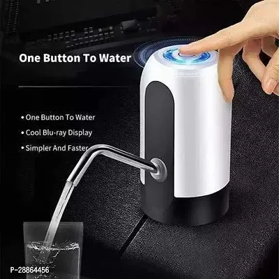 Water Dispenser  Touch, Rechargeable Battery  Foldable Water Bottle Pump PACK OF 1-thumb3