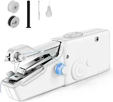 Mini Sewing Machine Handheld Handy Stitch Machine Portable Manual Cordless(pack of 1)-thumb1
