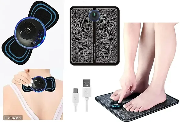 Foot Massager Foot Massage Pad Feet Muscle Stimulator Pain Relief,Electric Rechargeable(pack of 1)-thumb3