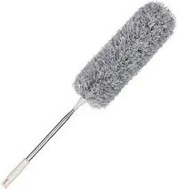 Microfiber Feather Duster Bendable  Extendable Fan Cleaning Duster Mop for Wall Cleaning Mop(pack of 1)-thumb3