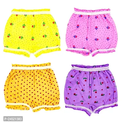 Stylish Multicoloured Panty Sleep Wear For Kids Pack Of 12-thumb2