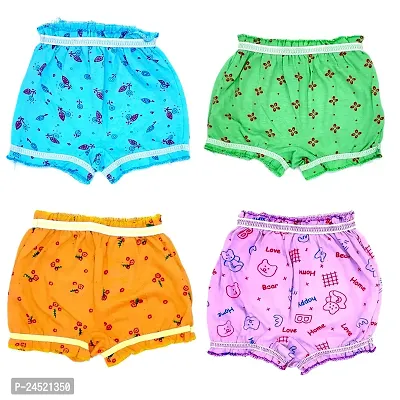 Stylish Multicoloured Panty Sleep Wear For Kids Pack Of 12-thumb2