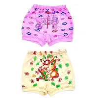 Stylish Multicoloured Panty Sleep Wear For Kids Pack Of 12-thumb2