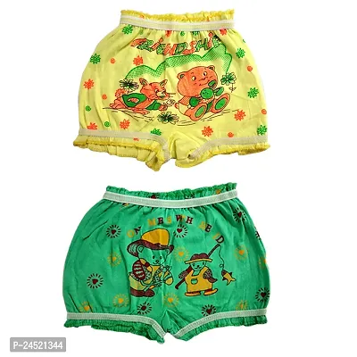 Stylish Multicoloured Panty Sleep Wear For Kids Pack Of 12-thumb3