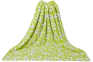 First Kick Baby Blankets Newborn Hooded Soft Wrapper Cum Towel for Baby Boys and Baby Girls(100 cm x 75 cm, Sea Green, 0-6 Months) Pack of 1-thumb3